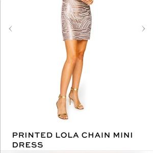 Ramy Brook printed Lola Chain Mini Dress